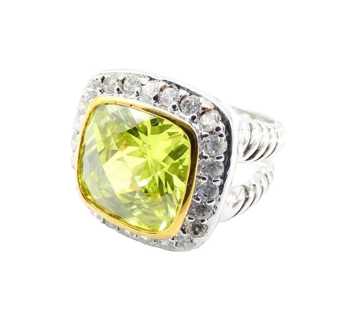 Anillos de Moda Retro Peridoto