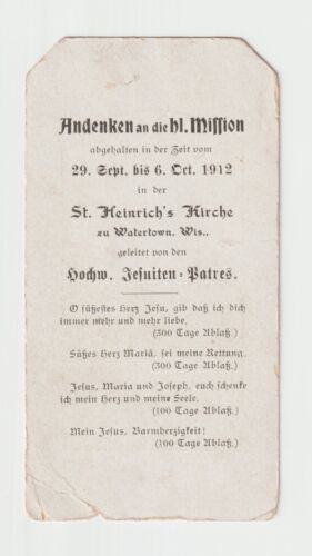 C1912-40s LOT Holy Prayer Memorial Cards Karten Ticket Heaven Meditating Passion - Bild 3 von 13