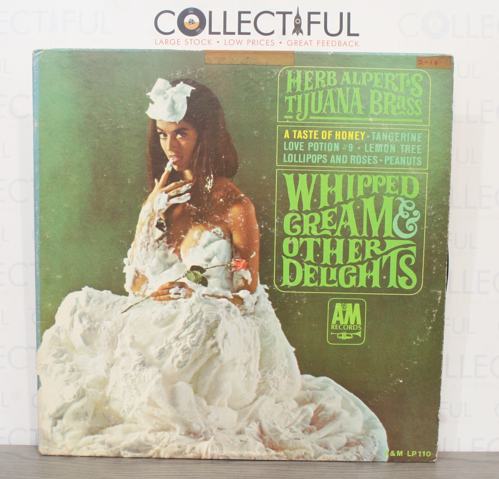 HERB ALPERT - WHIPPED CREAM & OTHER DELIGHTS - CHEESECAKE - 1965 - VINYL LP 🔥
