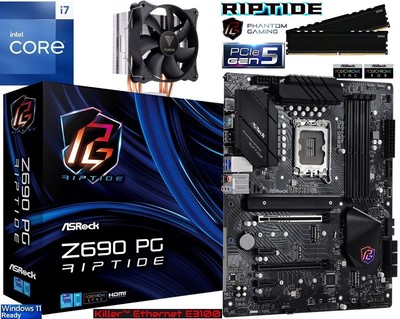 Aufrüstkit PC Bundle Intel Core i7-14700KF bis 64GB DDR4 mit ASRock Z690 Riptide