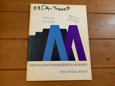 NY NYC SUBWAY R46 R44 1975 MTA TRANSIT ANNUAL REPORT BROOKLYN  COLLEGE LIBRARY 