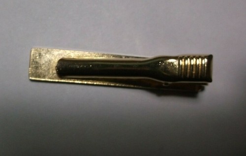Vintage Goldtone Tie Clip ~ 1 3/4" x 5/16" - Picture 2 of 2