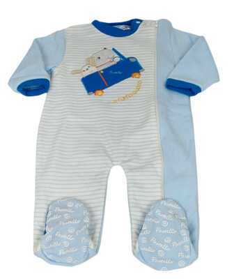 Tutina body neonato maschietto in ciniglia invernale Pastello celeste 9-12  mesi | eBay