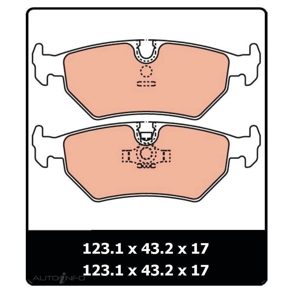 New TRW Brake Pads For JAGUAR XJ6 XJ40 4.0L 4D Sedan 19891994 GDB1109 eBay