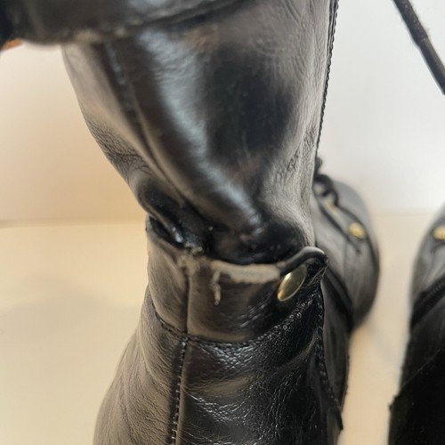 Stivali da combattimento G by GUESS neri stringati donna taglia 7 M - Foto 4 di 6