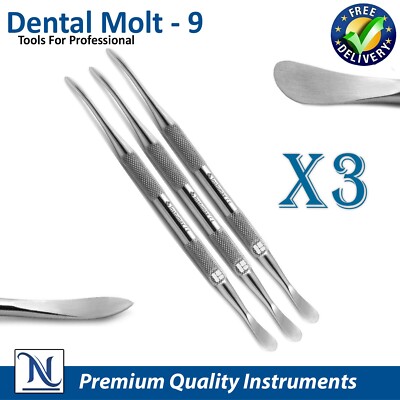 Key Features & Benefits Molt #9 Periosteal Elevator: Designed for reflecting and