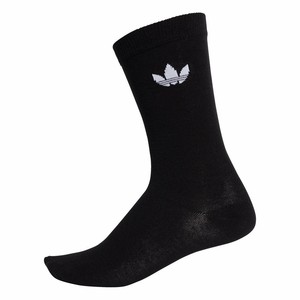 meia adidas originals solid crew preta
