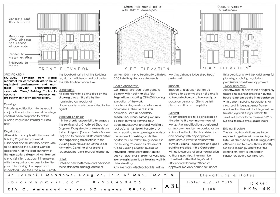 Architectural Plans - Planning permission Drawing services - On eBay Since 2002 - Image 4 of 4