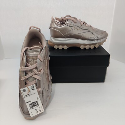 Mismate Reebok Cardi B x Classic Leather GW2633 L 7.5 / R 7 Rose Gold Champagne 