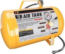 Performance Tool W10005  Hi-Viz 5-Gallon Horizontal Portable Air Tank 3.2oz