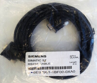 Siemens Simatic 6ES7901-1BF00-0XA0 6ES7 901-1BF00-0XA0 RS232-Kabel 6Mtr -unused-