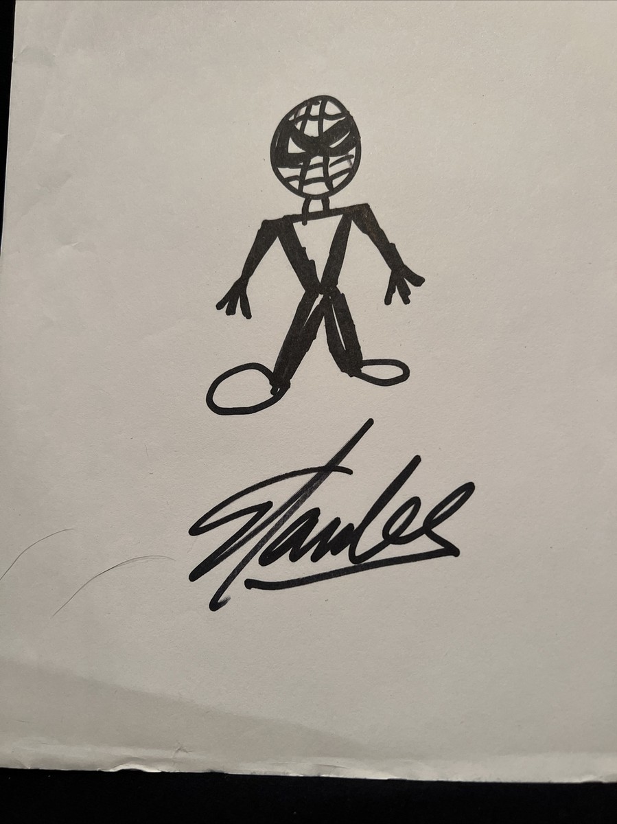 その他 2013 Iron Man 3 sketch Stan Lee signed 2013 Iron Man 3 sketch Stan Lee signed