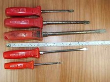 5 Sykes Pickavant SP Mega Torque Screwdriver Set Flat Tip Made UK - Not China