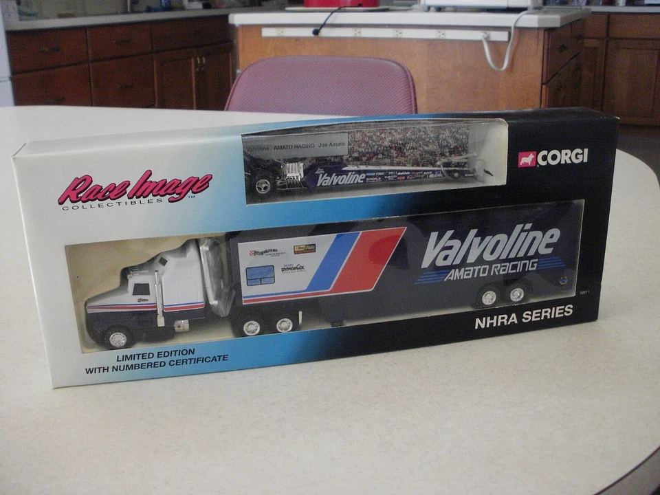 NHRA 1/64 JOE AMATO VALVOLINE HAULER AND DRAGSTER - Image 2 of 4