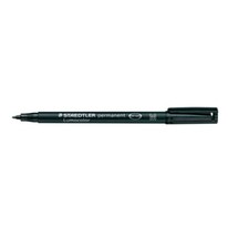 10 Universalstifte sw perm Lumocolor&reg; Feinschreiber M-Spitze 317-9 Staedtler