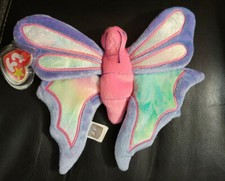TY RARE & RETIRED BEANIE BABIES COLORFUL FLITTER THE BUTTERFLY ORIGINAL OWNER