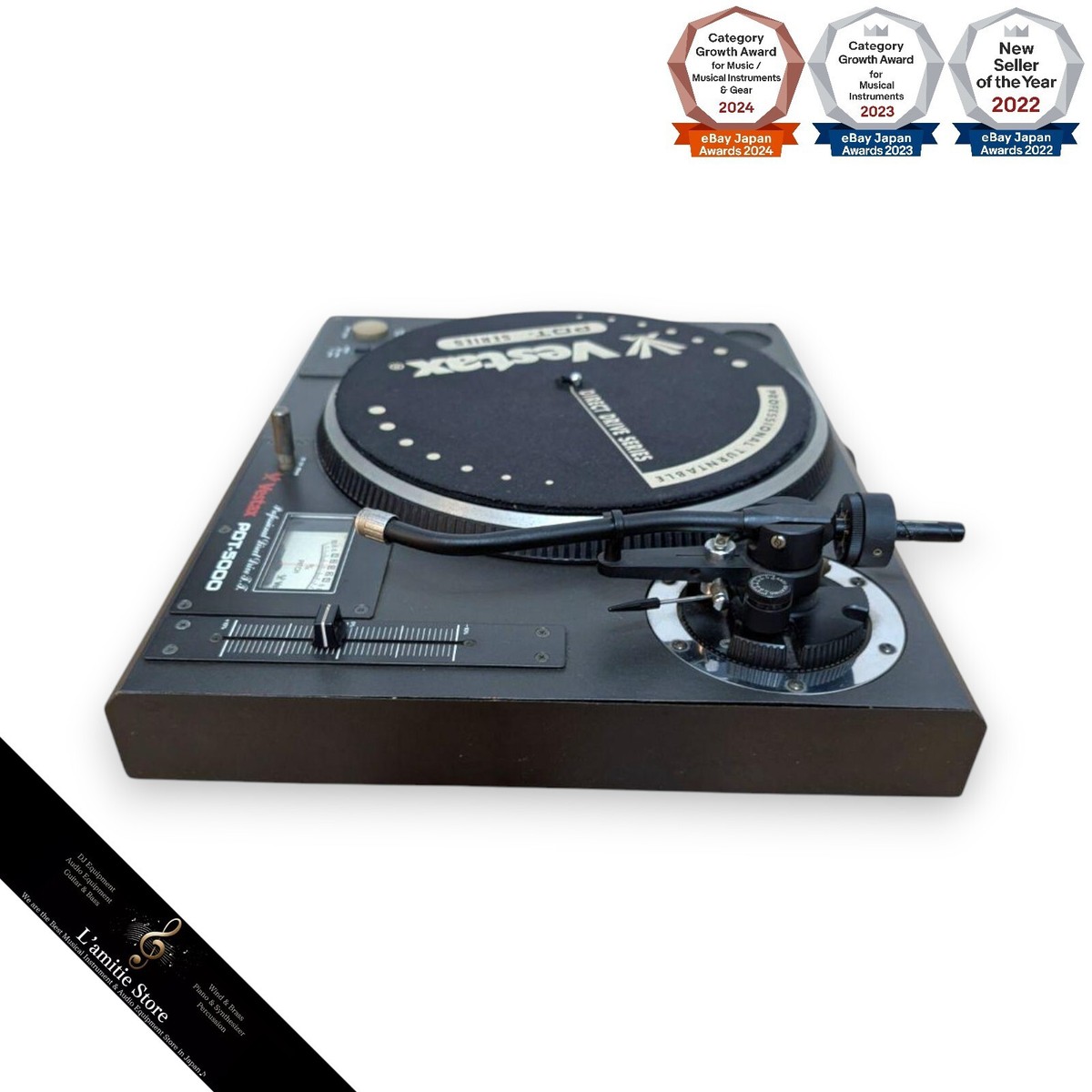 【希少•音出確認済】VESTAX PDT-5000 ターンテーブル/ ベスタクス Vestax PDT-5000 Analog Turntable DJ Direct Player CD PDT5000