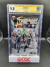 CHAMPIONS #1 CGC 9.8 Signed By Humberto Ramos Fade Variant One Per Store