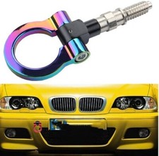 Neo Chrome Sport Racing Style Aluminum Tow Hook Fits Bmw 1 3 5 Series X5 X6 M3