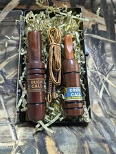 Faulk's Game Call Vintage Call Set #23 - WA-11, C-50, Quad Lanyard