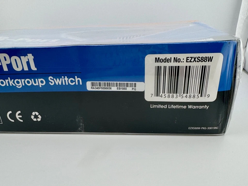 Linksys Workgroup Switch (EZXS88W) 8-Ports External Switch, BRAND NEW, 2003 - Image 4 of 4