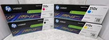 HP 210X Yellow, Cyan, Magenta, Black - W2100X, W2101X,W2103X,W2102X - Set of 4
