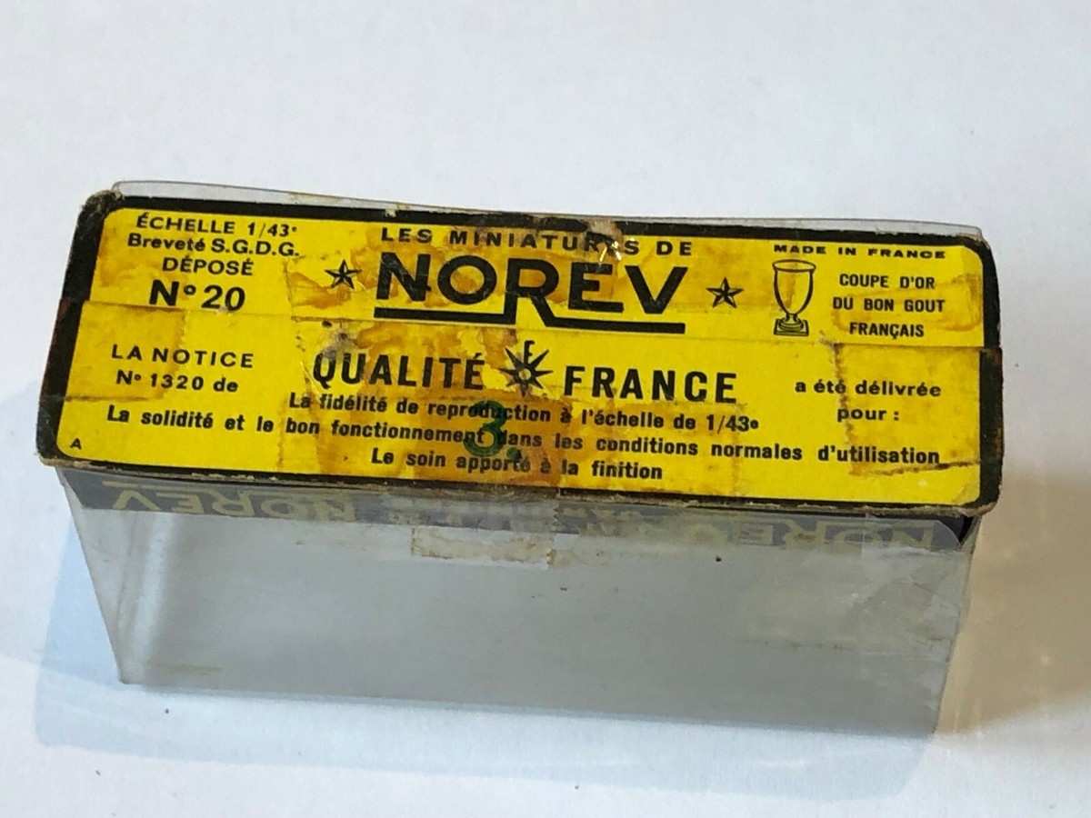 Boîte Vide Norev 1/43 Fiat 500 Jardinière N20 - Pour Collectionneur