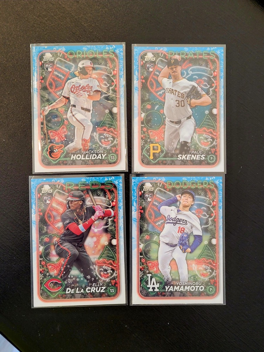 wotc 2024 holiday カード 2024 Topps Holiday Complete 200 Card Base Set .. Ohtani, Skenes