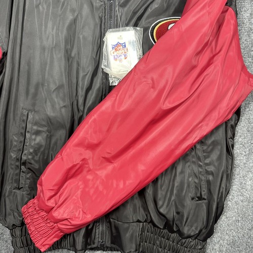 Gameday NFL Vintage Vtg San Francisco 49ers Jacket Mens Size Medium M Red Black - Picture 5 of 9