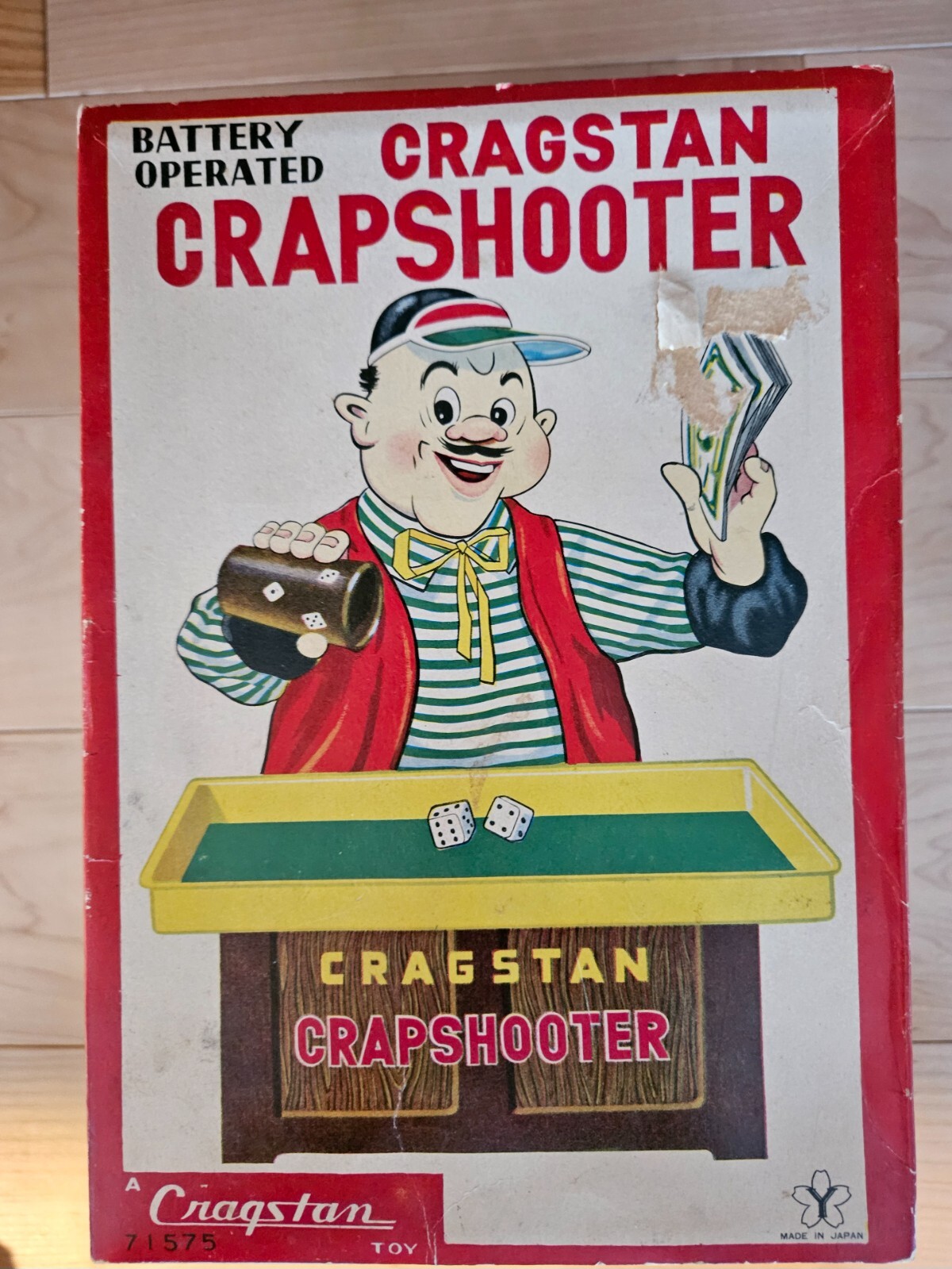 Cragstan Crapshooter Vintage 1960’s Battery Operated with Dice in Original Box eBay