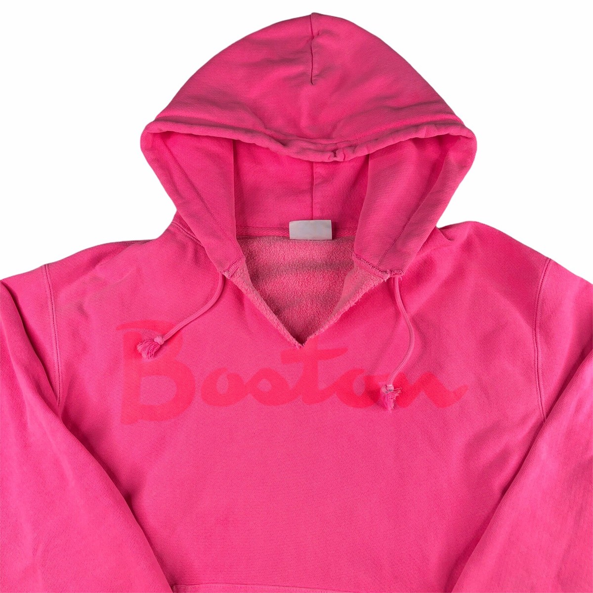 Champion Reverse Weave Hoodie Womens Large Pink Boston Pullover