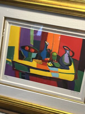 マルセルムーリー　リトグラフ Marcel Mouly Lithograph Hand Signed Numbered “compotier Aux Deux