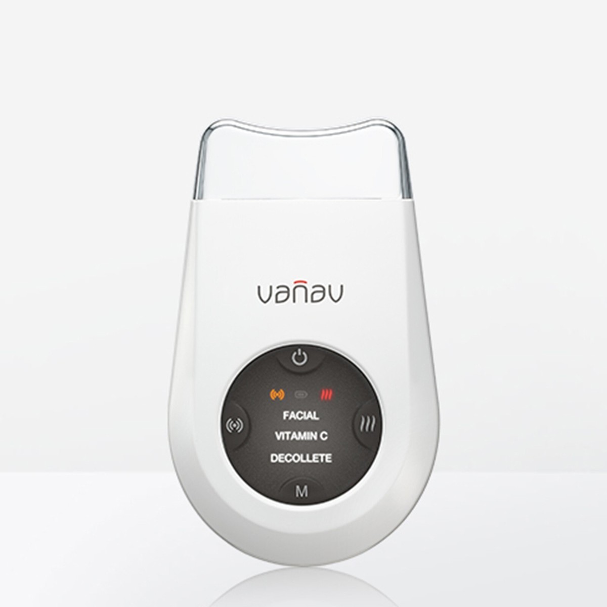 VANAV SKIN BEAM Galvanic LED Neck Facial Massager Gua sha head SKB