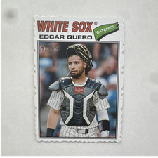 Topps Heritage 2026 deckle SP #239 Edgar Quero Chicago White Sox Baseball Card