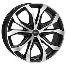 1x ALUTEC W10 racingschwarz frontpoliert 8.0Jx18 5x112 ET39