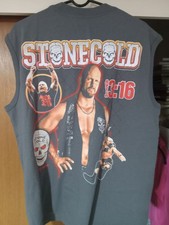 NWT WWE Stone Cold Steve Austin 316 Skull Tank Top Mens Size Medium Boxy Gray 