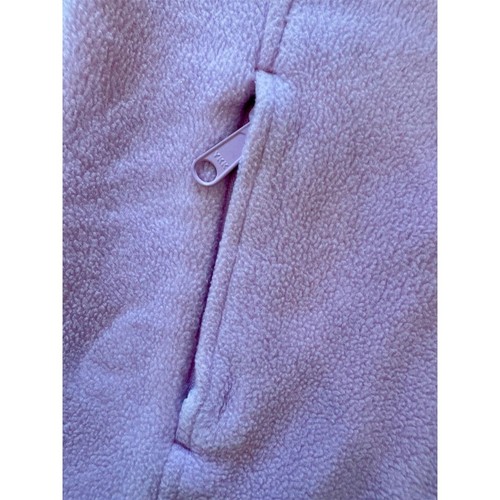 Columbia Girls Pink Fleece Jacket Coat Size XS 6 7 Casual Spring - Picture 4 of 6