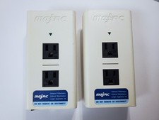2  MAJAC ESP Model J-X4 Wall Plug-In 10/100 Ethernet Surge Suppressor Protector