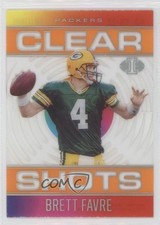 2021 Panini Illusions Clear Shots Orange Brett Favre #CS-11 HOF b8c