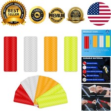 Reflective Safety Stickers for Night Riding  Walking - 12 High Visibility Tapes