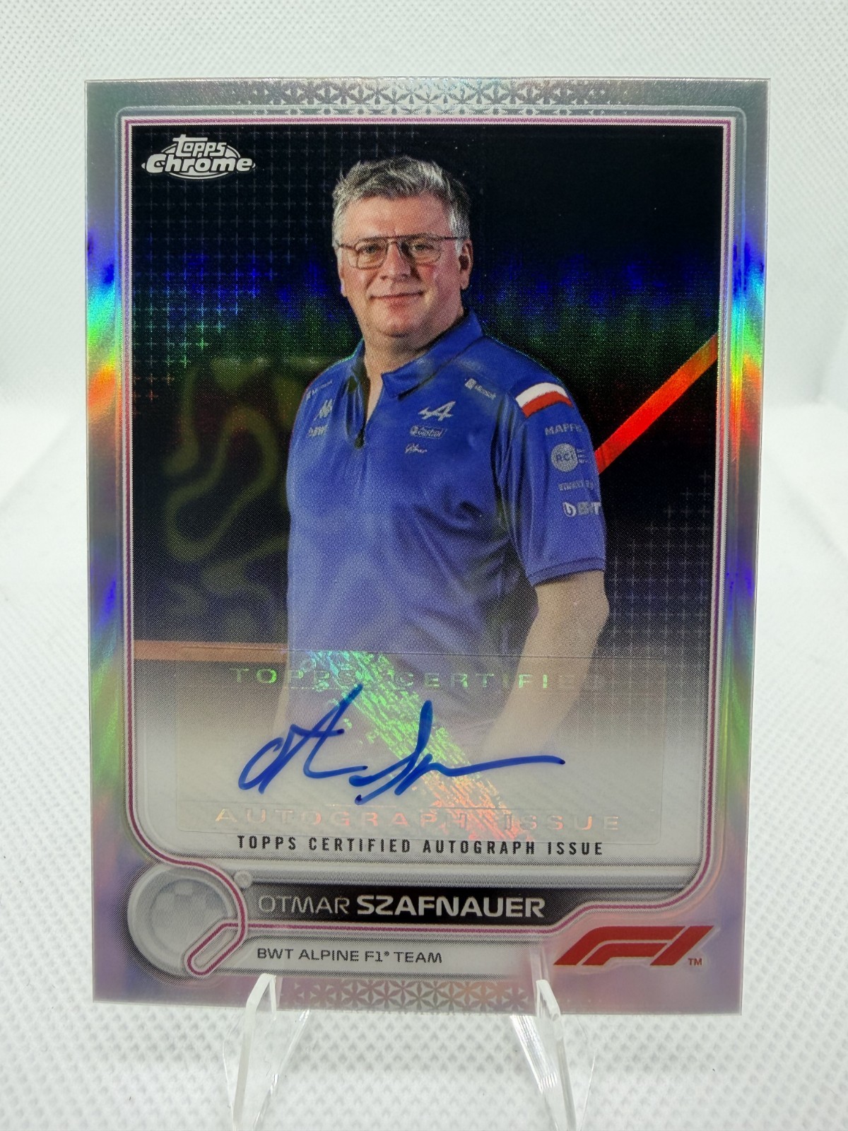 2022 Topps Chrome Formula 1 - Autographs Otmar Szafnauer #CAC-OS (AU)
