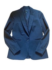 J CREW Parke blazer in bi-stretch cotton SZ 0, Black
