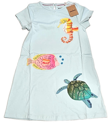 Mini Boden Big Applique Jersey Dress NWT New 7-8