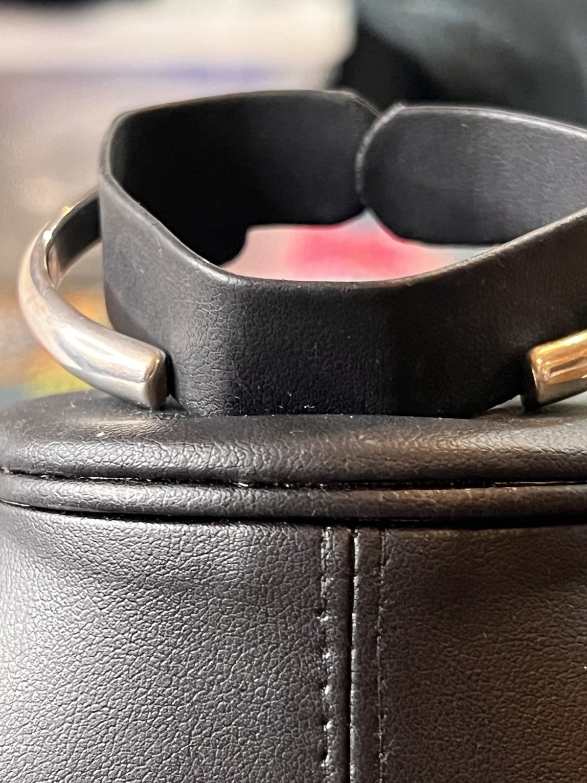 Sterling Native American Signed Cuff Bracelet 65 … - image 6