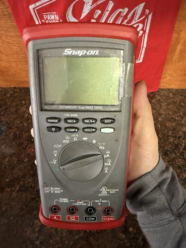 SNAP-ON EEDM604C Digital Multimeter with Cables (LOOK) - Picture 2 of 10