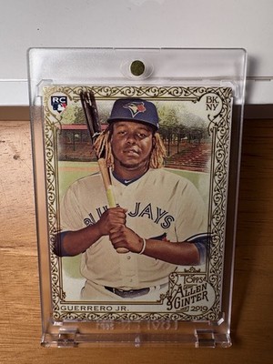 Vladimir Guerrero Topps Allen & Ginter Gold Border Hot Box Rookie #278