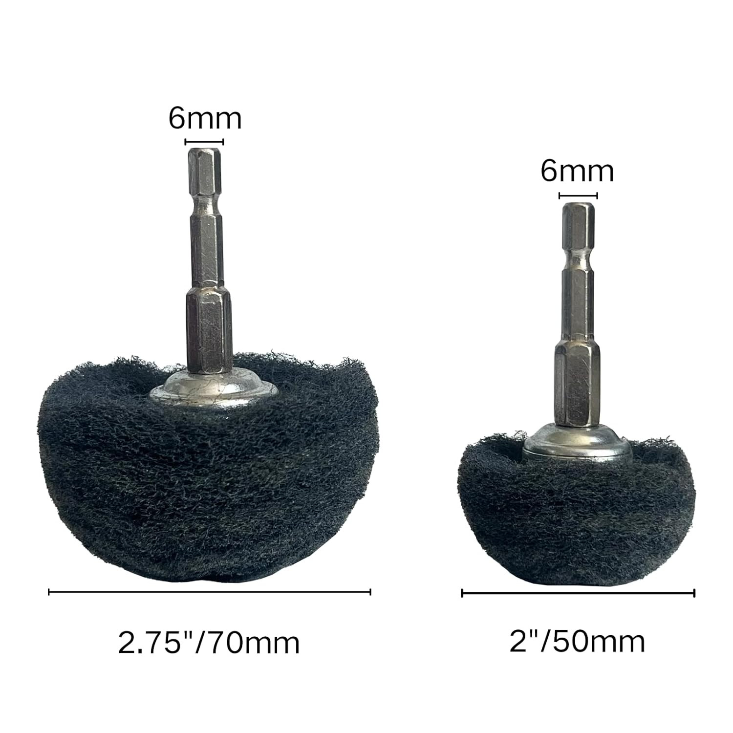 6PCS Non Woven Abrasive Buffing Polishing Wheel Drill Attachment Set,Scouring...