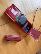 1960s Cragstan Ford Thunderbird convertible tin toy car