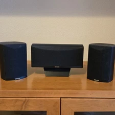 Denon SC-U64S Satellite Speakers (2) & SC-U64C Center Speaker Home Theater Set