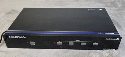 StarTech VS410RVGAA 4 Port VGA Switcher w/ Audio RS232 ConvergeAV EV394